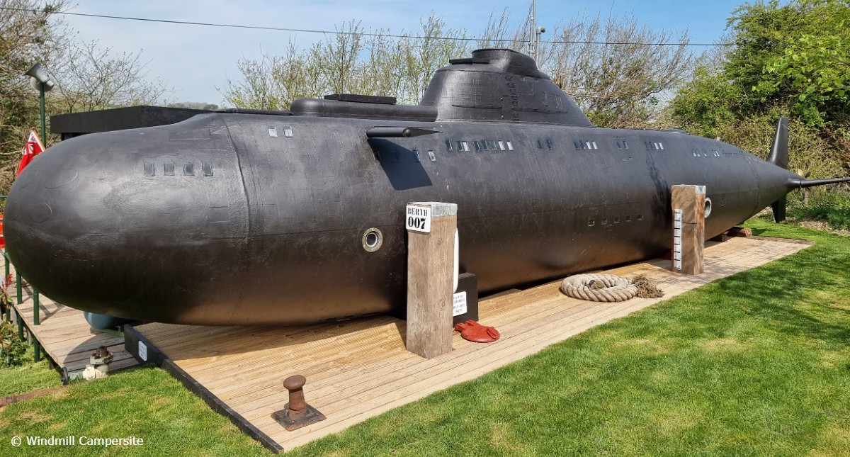 Submarine, Windmill Campersite on the Isle of Wight